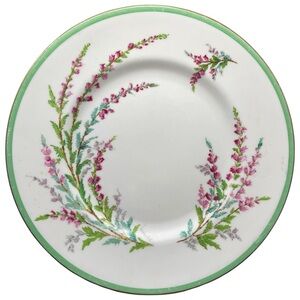 Vintage Royal Doulton Lunch 8” Plates “Bell Heather “ Percy Curnock Flowers